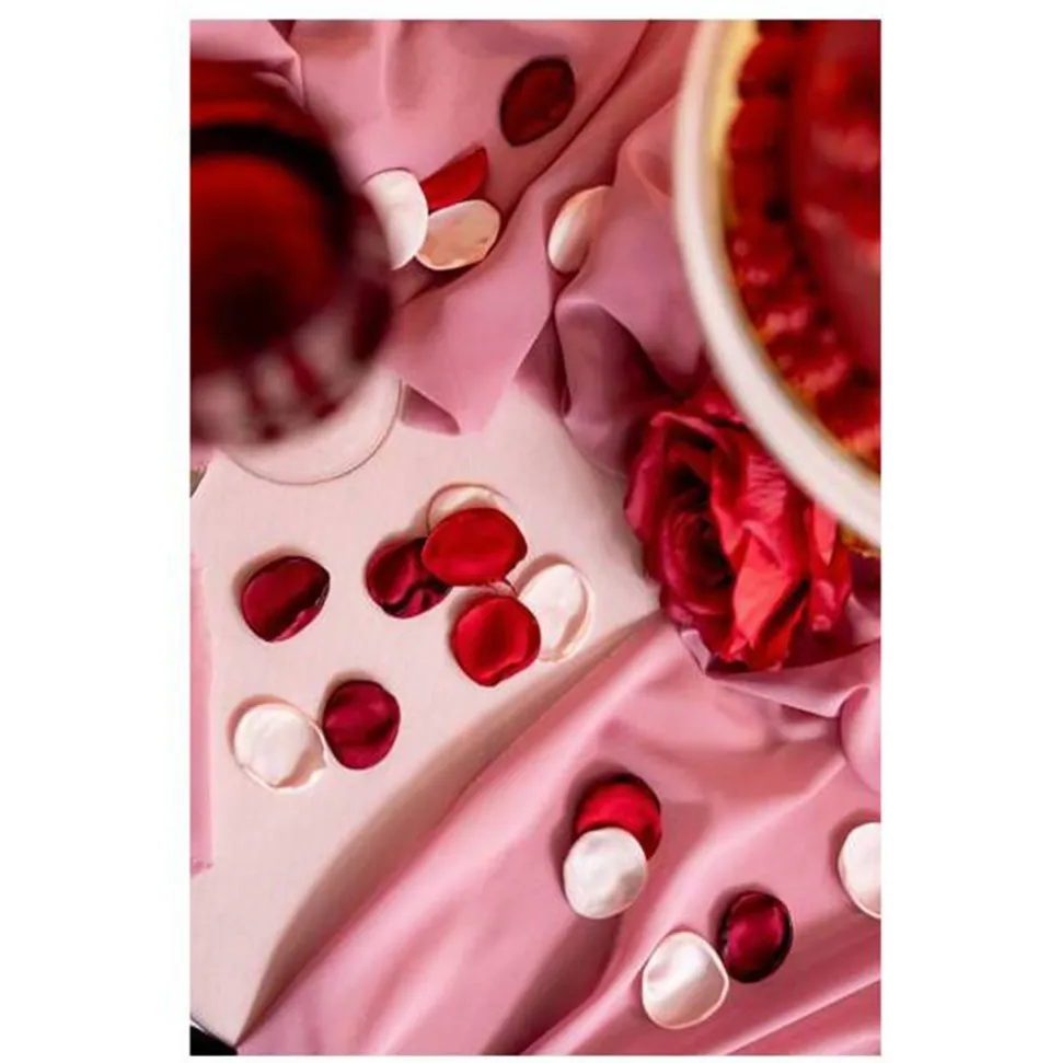 100 PÉTALES ROSE ARTIFICIELLE RÉUTILISABLE
