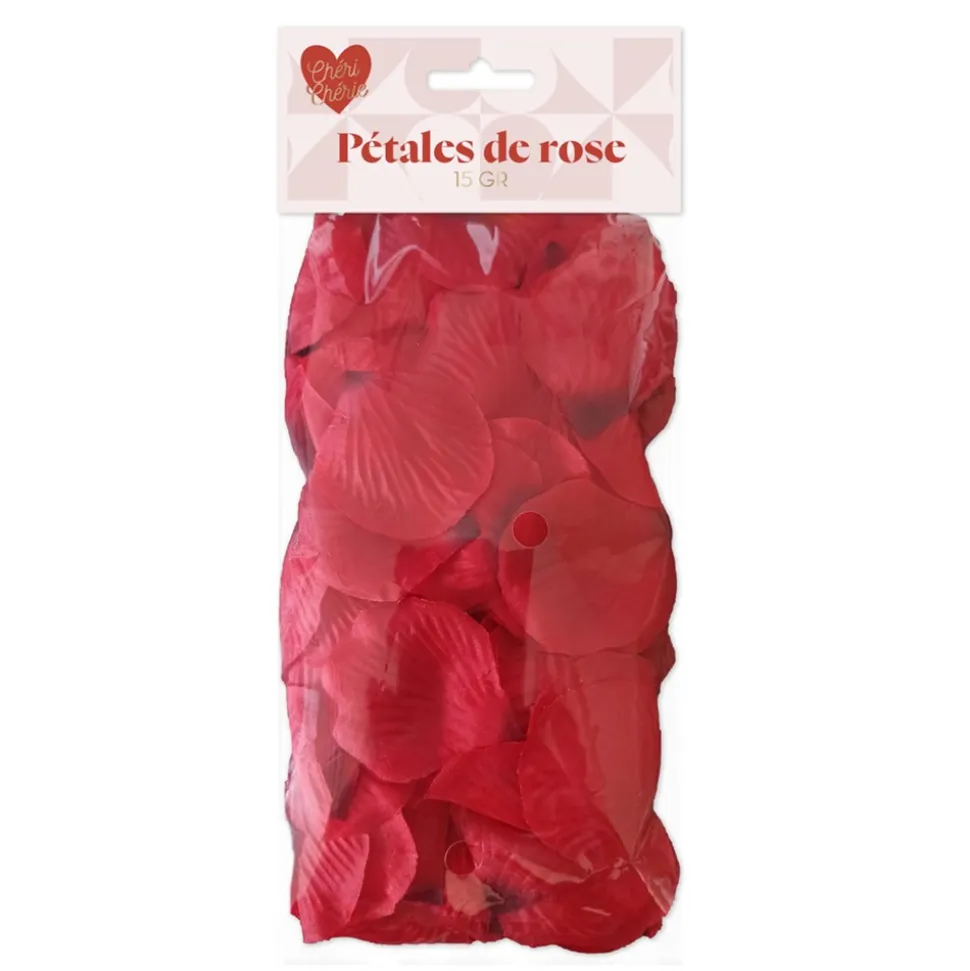 PÉTALES ROSE ROUGE ARTIFICIELLE