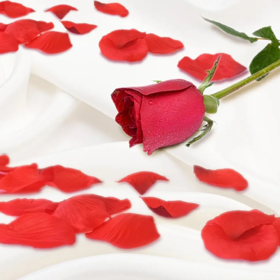 PÉTALES ROSE ROUGE ARTIFICIELLE