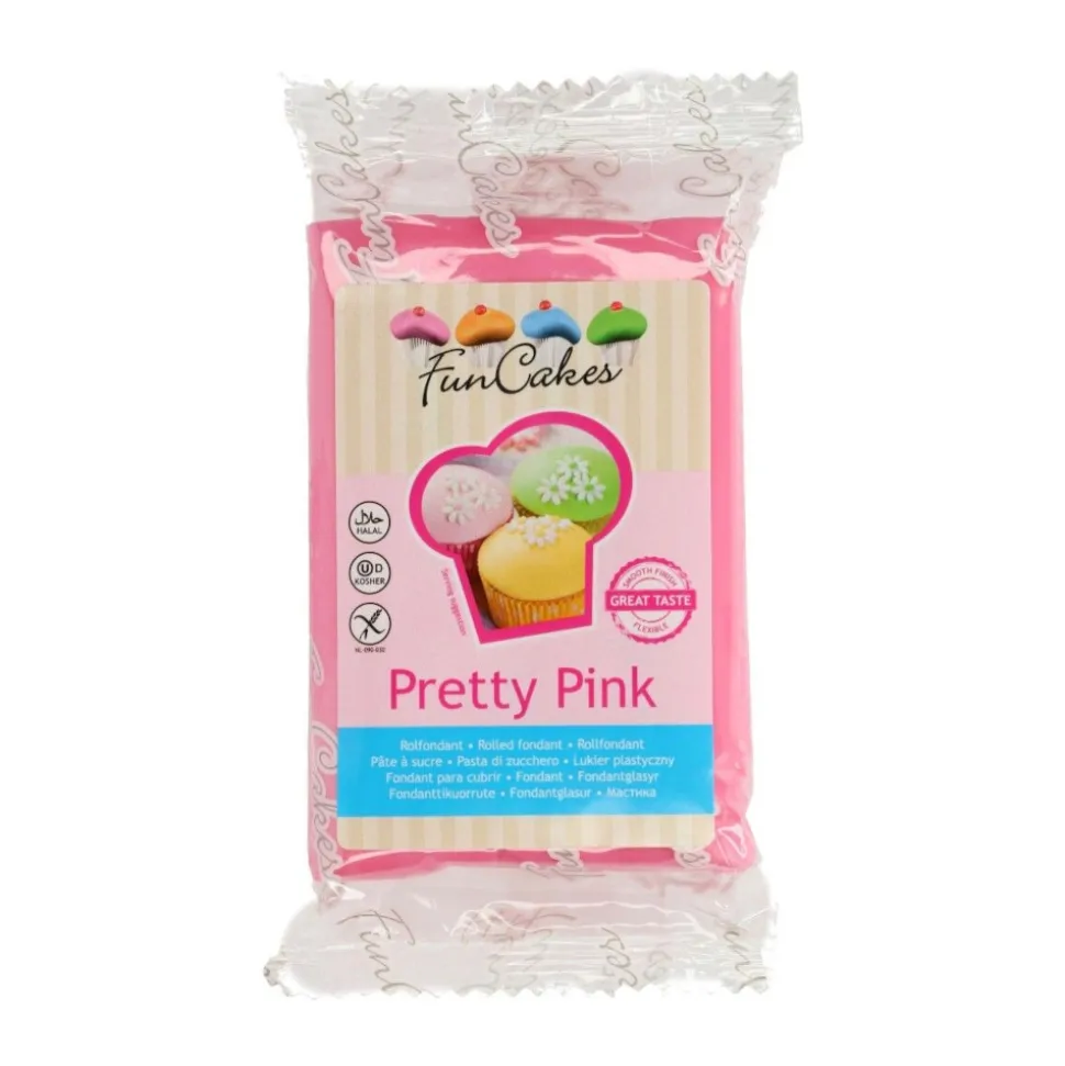 PÂTE À SUCRE FUNCAKES 250G ROSE PRETTY