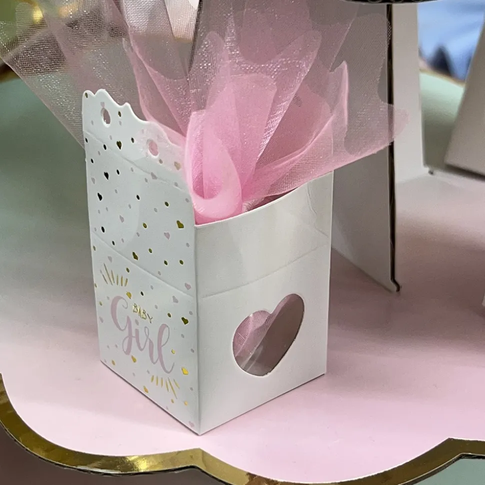10 RONDS DE TULLE VOILE - ROSE