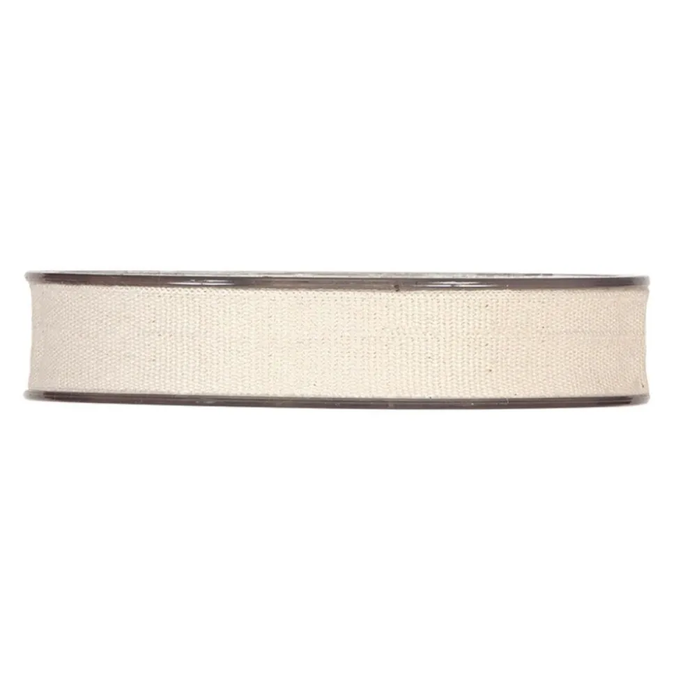 RUBAN DE COTON 15MMX10M NATUREL