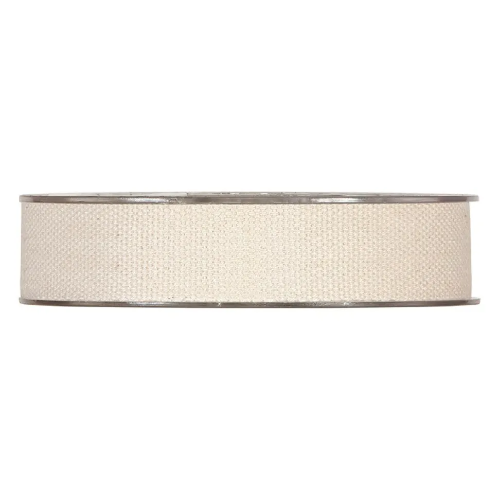 RUBAN DE COTON 25MMX10M NATUREL