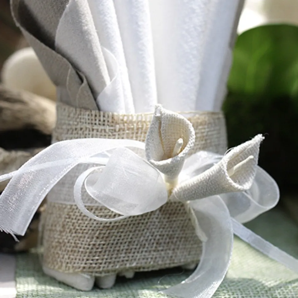 RUBAN EN LIN NATUREL 50MMX15M