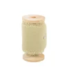 RUBAN MOUSSELINE SOIE EFFILOCHÉ 5CMX5M VERT SAUGE