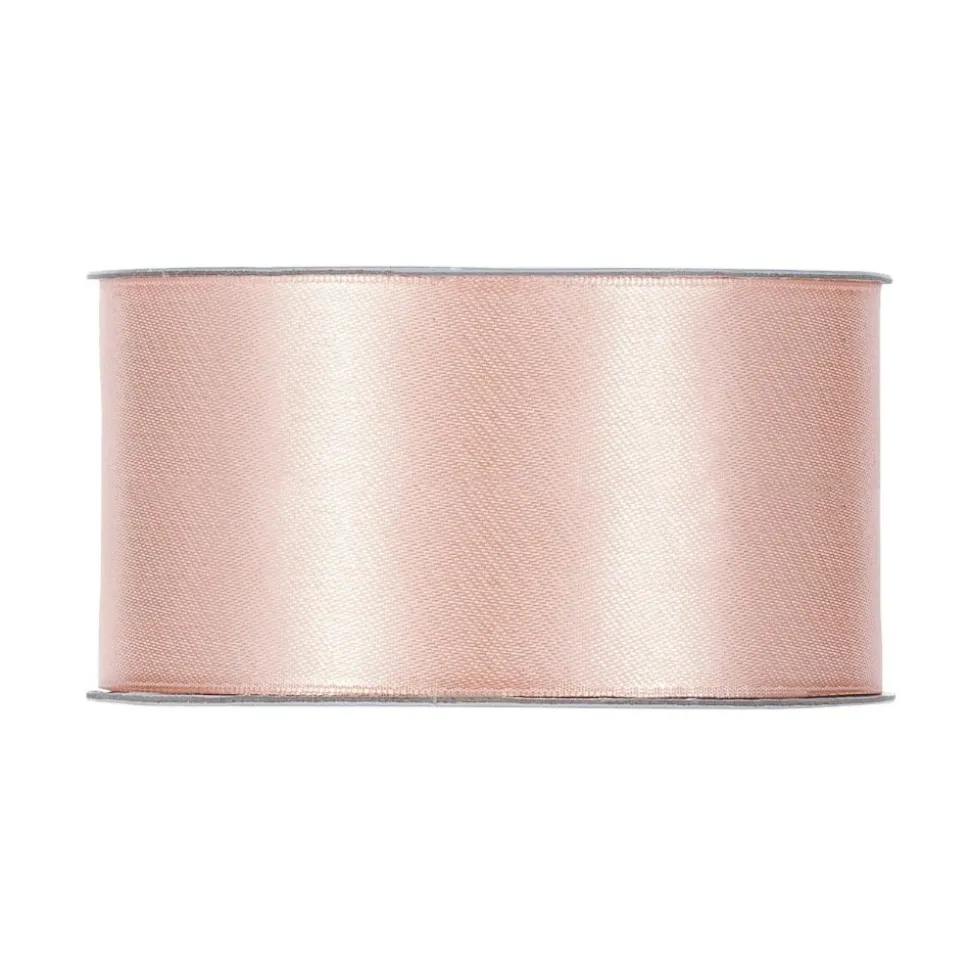 RUBAN SATIN DOUBLE FACE 40MMX25M PEAU