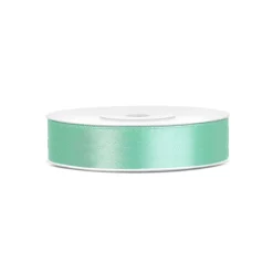 RUBAN SATIN DOUBLE FACE 12MMX25M VERT MENTHE