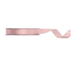 RUBAN SATIN DOUBLE FACE 12MMX25M VIEUX ROSE CLAIR