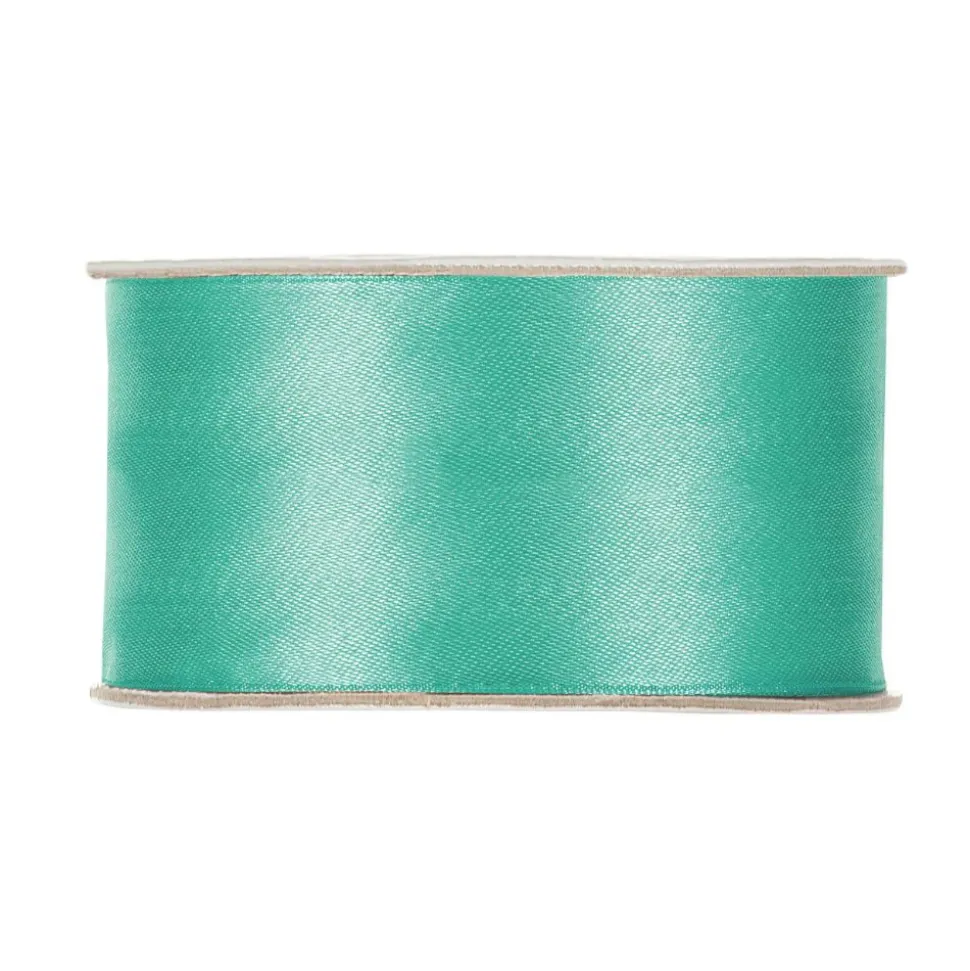 RUBAN SATIN DOUBLE FACE 40MMX25M VERT CÉLADON