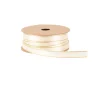 RUBAN SATIN LISERÉ OR 10MMX5M IVOIRE