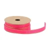 RUBAN TISSU LISERÉ OR 1CMX5M FRAMBOISE