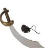 SABRE PLASTIQUE 47CM BANDEAU CACHE-IL PIRATE
