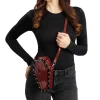 SAC BANDOULIÈRE CERCUEIL 12X8X22CM BORDEAUX