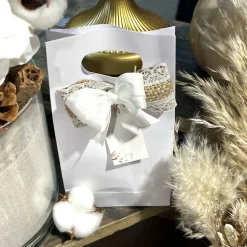 6 SACHETS GOODIES BLANC 10X18X5CM