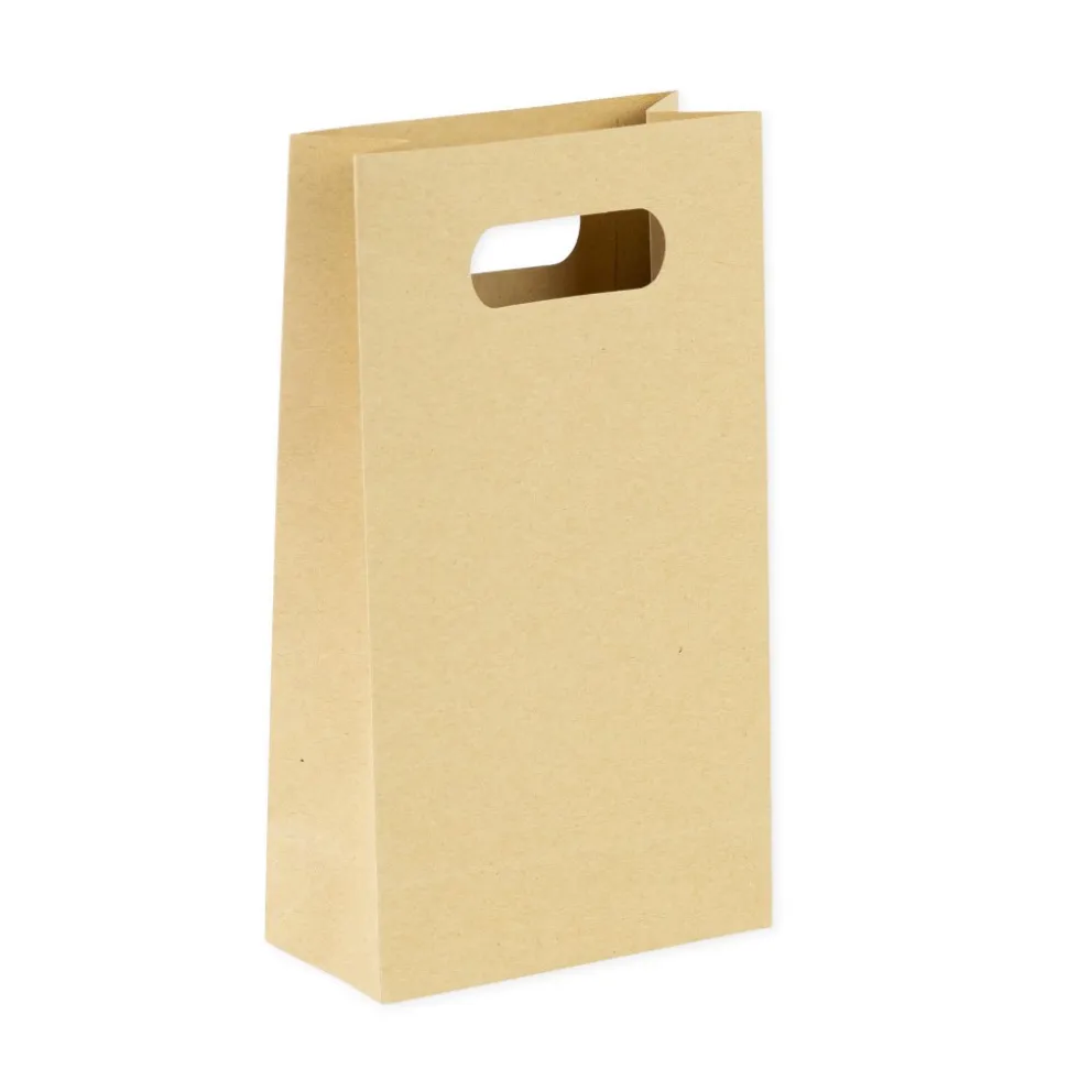 6 SACHETS GOODIES KRAFT 10X18X5CM