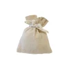5 SACHETS POLYCOTON EFFET LIN 10X7.5CM NATURE