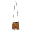 SAC À MAIN INDIEN 21CM MARRON
