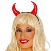 SERRE-TÊTE CORNES DE DIABLE POINTUES ROUGE ADULTE