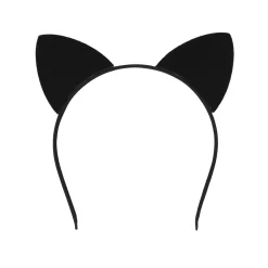 SERRE-TÊTE OREILLES CHAT STRASS ARGENT FEMME