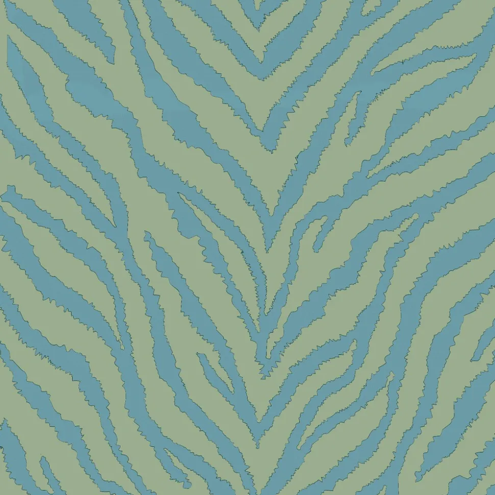 20 SERVIETTES PAPIER ANIMAL PEAU TIGRE 33CM VERT