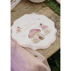 10 SERVIETTES PAPIER ANNIVERSAIRE FAIRY WORLD 33CM