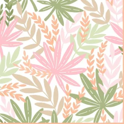 20 SERVIETTES PAPIER FEUILLES PAPYRUS 33CM