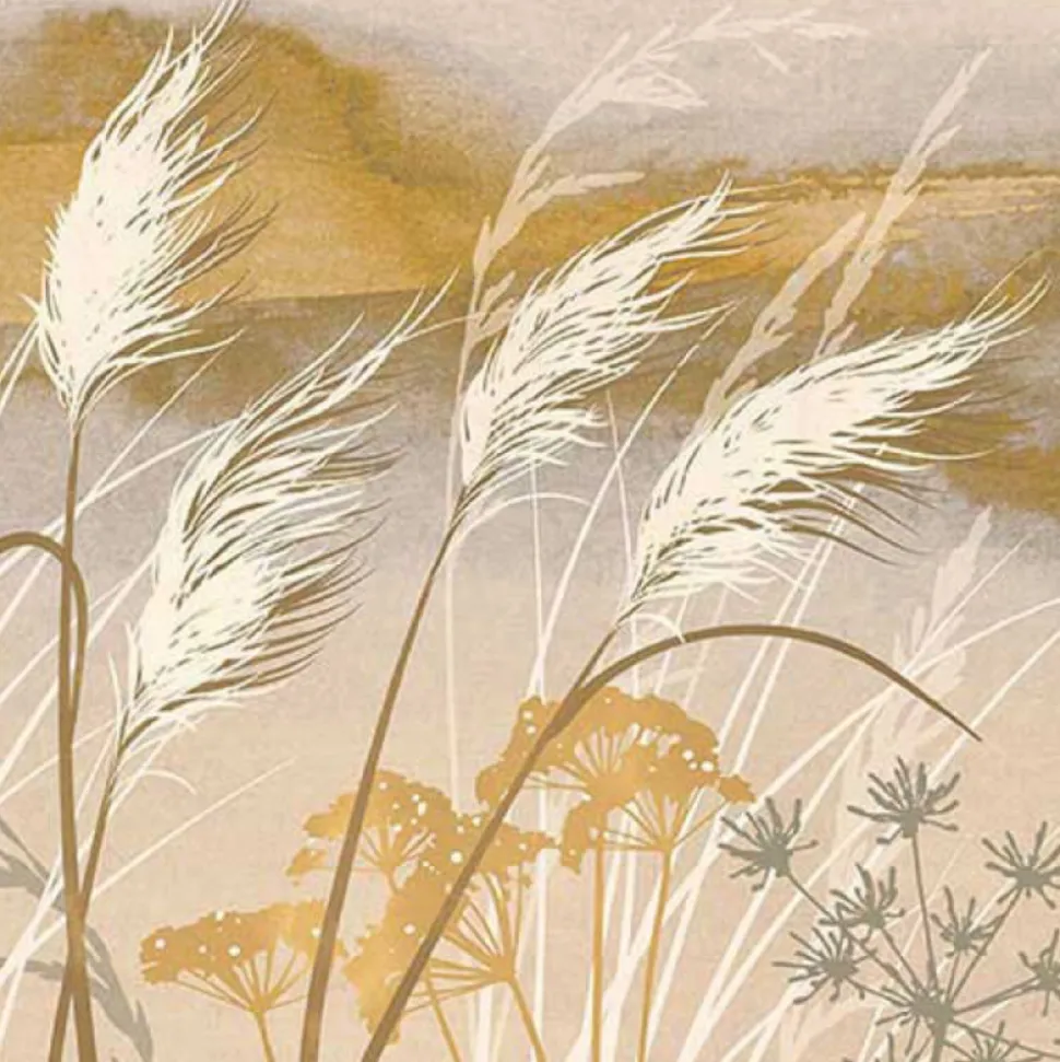 20 SERVIETTES PAPIER HERBES SAUVAGES AU VENT 33CM