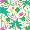 20 SERVIETTES PAPIER JARDIN TROPICAL 33CM