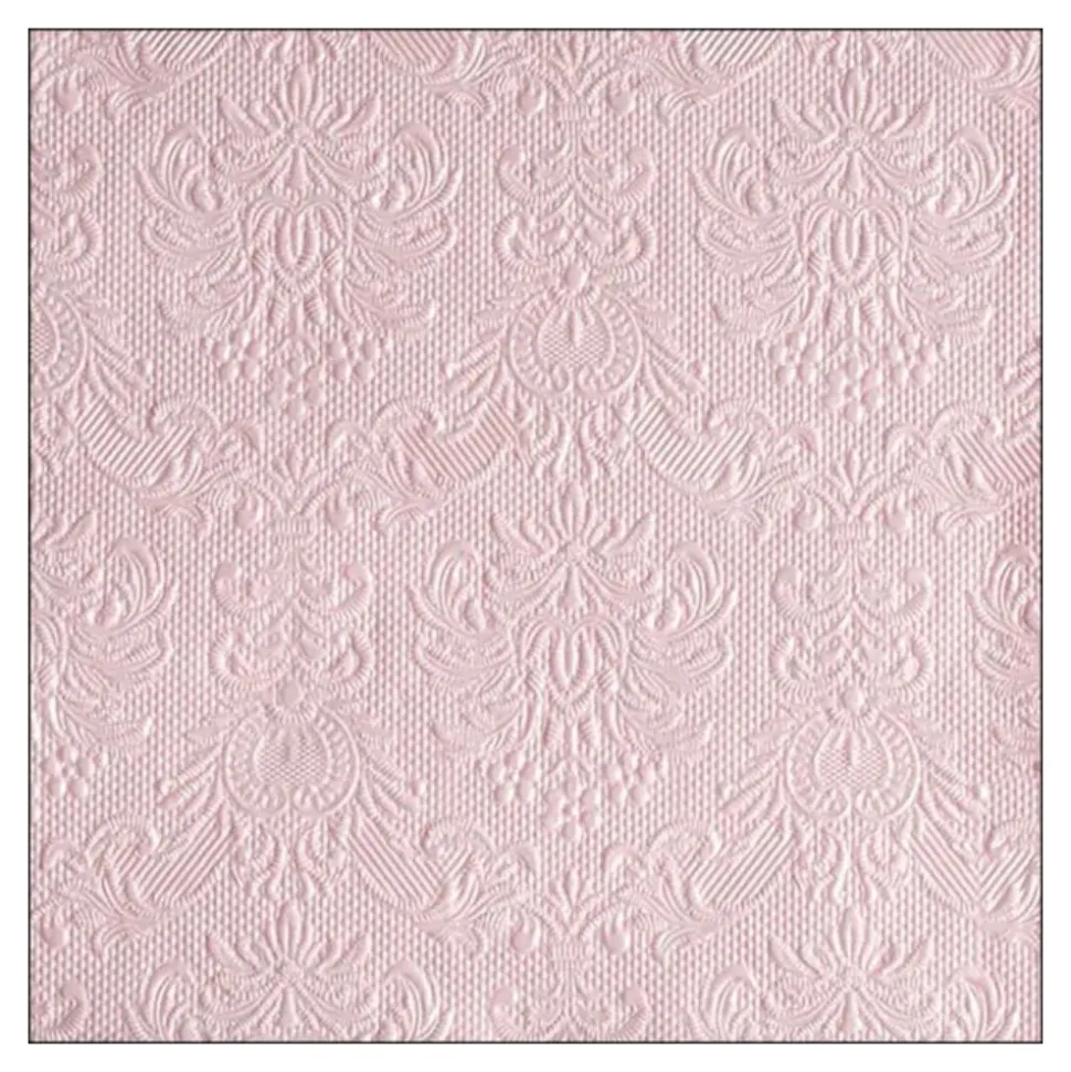 15 SERVIETTES PAPIER ÉLÉGANCE 33CM ROSE