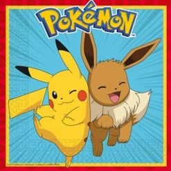 20 SERVIETTES PAPIER POKÉMON NEXT GENERATION 33CM