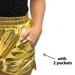 SHORT STRETCH OR MÉTAL FEMME
