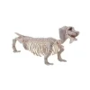 SQUELETTE DÉCORATIF CHIEN TECKEL PVC 56X13X22CM