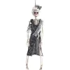 SQUELETTE MISS SUSPENSION DÉCORATIF 40CM NOIR