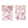35 STICKERS PRINCESSE ROSE