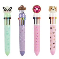 STYLO BILLE FANTAISIE KAWAÏ 10 COULEURS