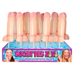 SUCETTE BONBON SUCRÉ COQUIN FORME PÉNIS ADULTE