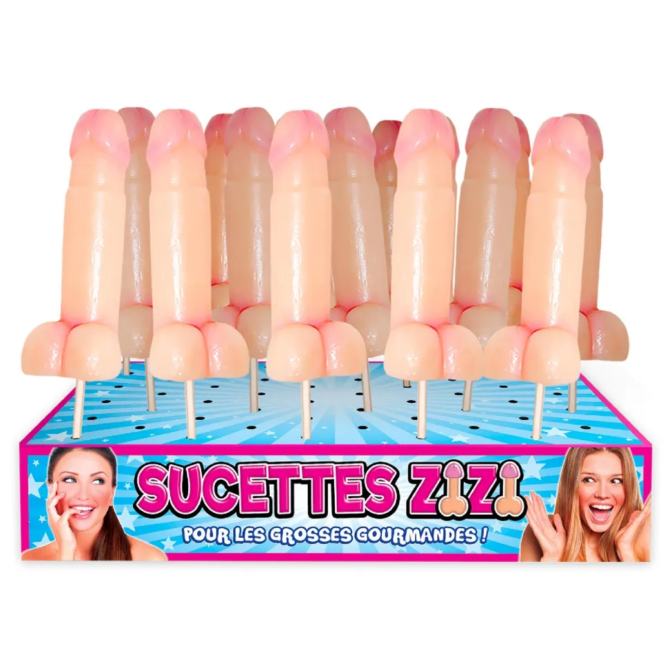 SUCETTE BONBON SUCRÉ COQUIN FORME PÉNIS ADULTE