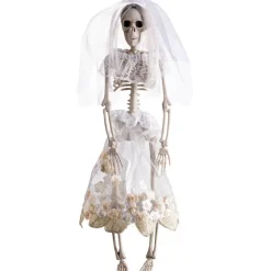 SUSPENSION SQUELETTE MARIÉE NOCES FANTÔME 40CM