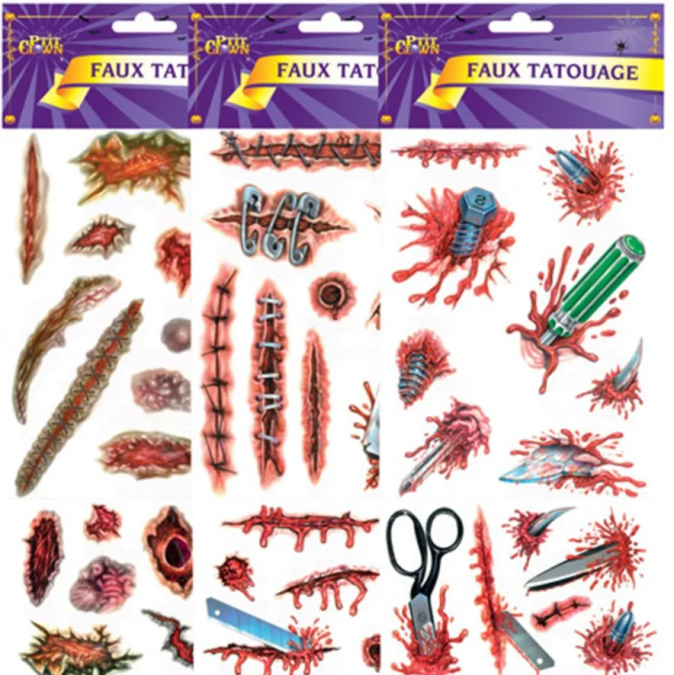 TATOUAGES CICATRICES 3 ASS