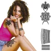 TATOUAGES ÉPHÉMÈRES ART TRIBAL MAORI NOIR