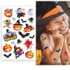 TATOUAGES ÉPHÉMÈRES HALLOWEEN FUN COLORÉ ENFANT