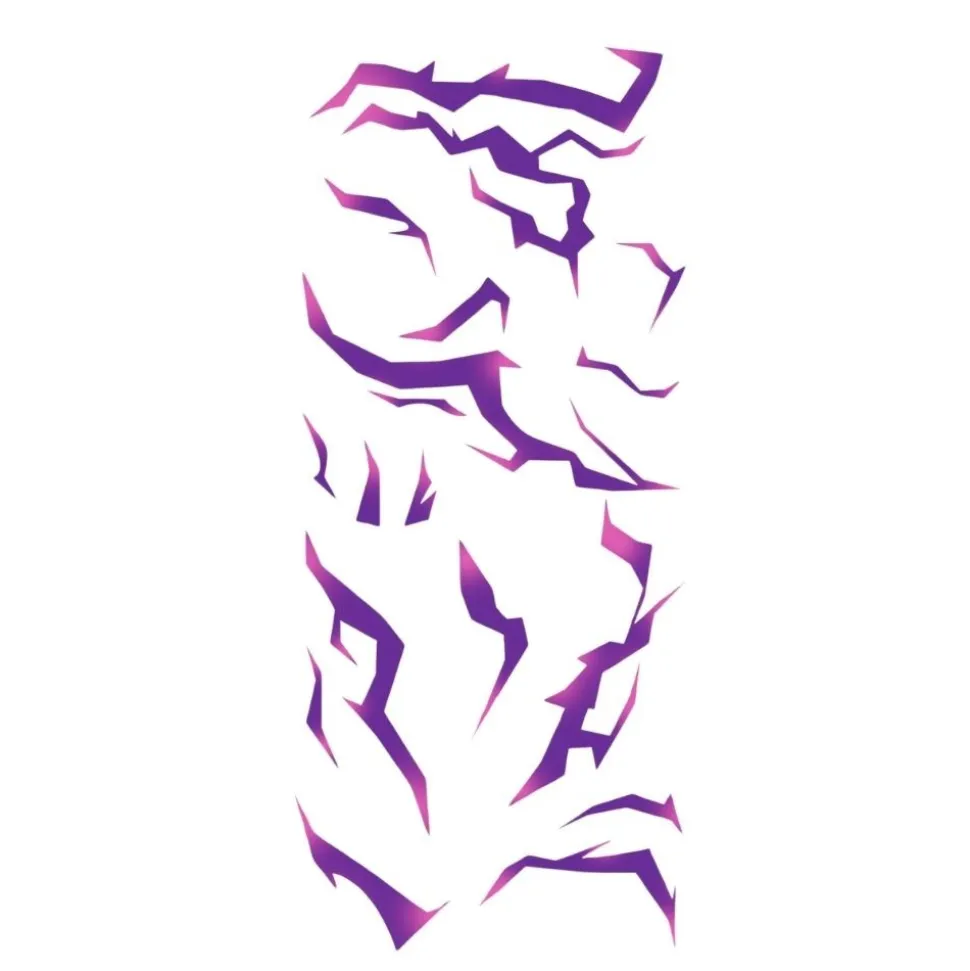 TATOUAGES ÉPHÉMÈRES K-POP DÉMON LILAS