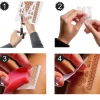 6 TATOUAGES ÉPHÉMÈRES MAINS ORIENTAL ADULTE