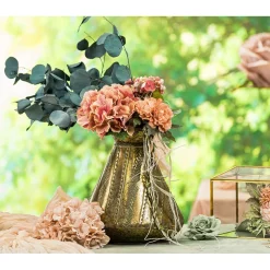 TIGE HORTENSIA ARTIFICIEL 35CM ROSE