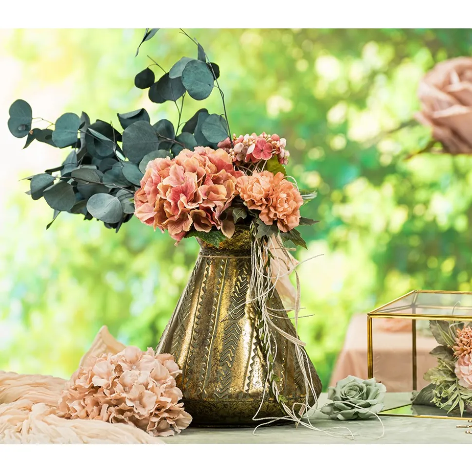 TIGE HORTENSIA ARTIFICIEL 35CM ROSE