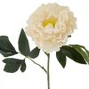 TIGE PIVOINE ARTIFICIELLE 80CM CRÈME