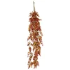 TIGE TOMBANTE EUCALYPTUS ARTIFICIEL 80CM ORANGE
