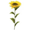 TIGE TOURNESOL ARTIFICIEL DÉCORATIF 1.3M JAUNE