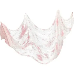 TISSU EFFILOCHÉ SANGLANT DÉCO 76X228CM BLANC