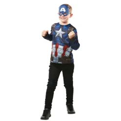TOP MASQUE CAPTAIN AMÉRICA ENFANT